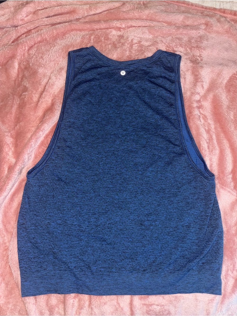 lululemon athletica Heather Navy Blue Performance Tank